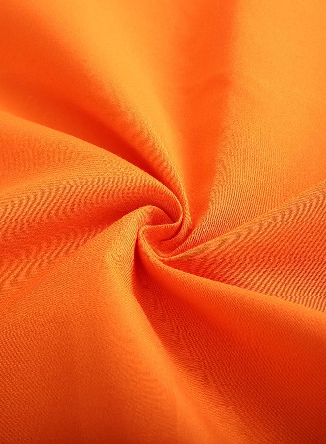 Evolive Ultra Soft Microfiber Body Pillow Cover/Pillowcases 21"x54" with Hidden Zipper Closure (21"x54" Body Pillow Cover, Orange) - Image 4